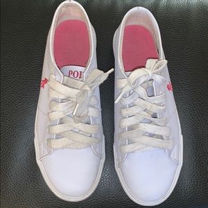 Youth size Polo brand tennis shoes